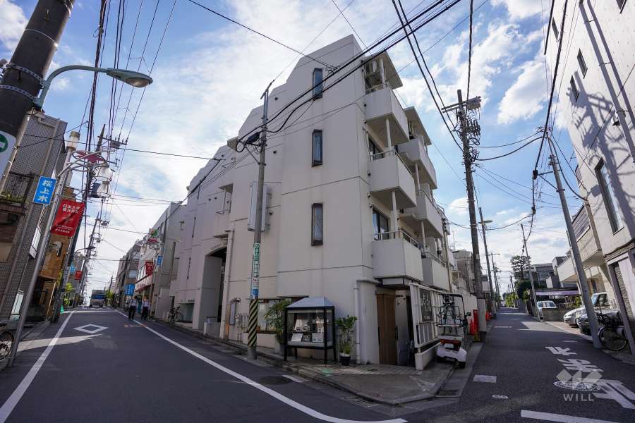 コート桜上水の外観（北東側から）