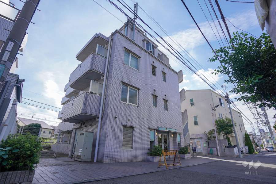 藤和シティスクエア桜上水の外観（北東側から）