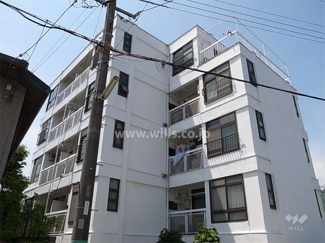 芦屋第一コーポラスの外観（南東側から）