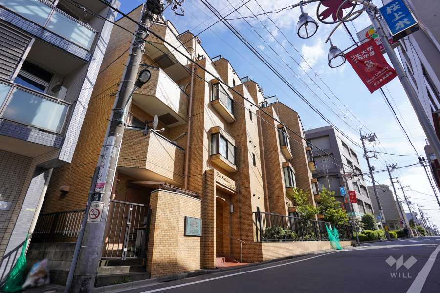 ライオンズマンション桜上水第2の外観（北西側から）