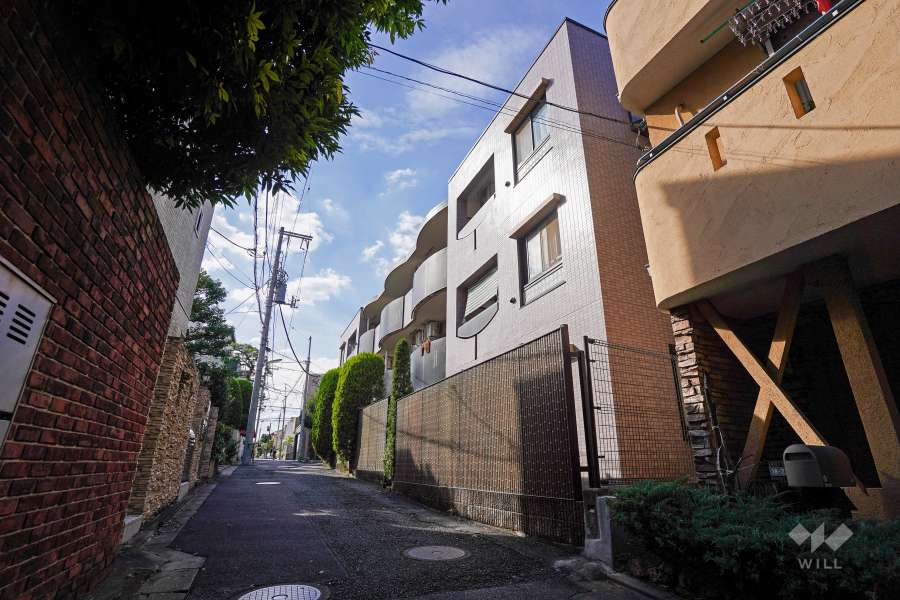 エクレールコート桜上水の外観（南東側から）