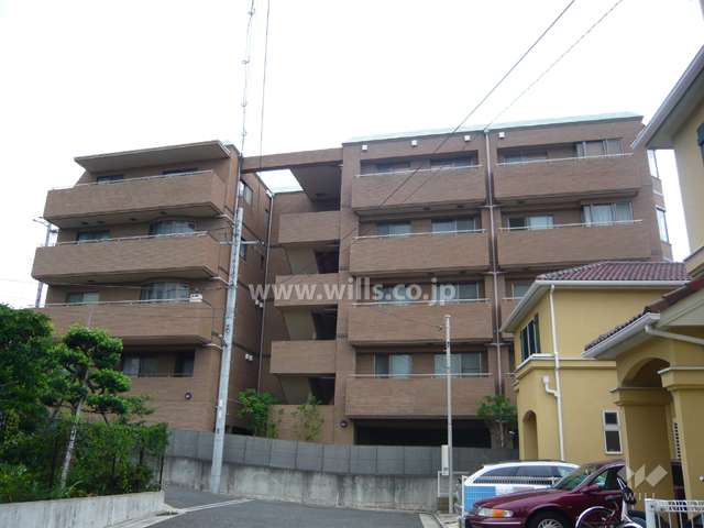 芦屋月若町パークマンションの外観（西側から）