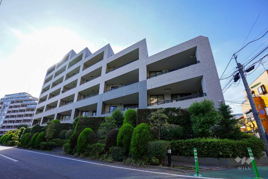 桜上水南パークハウスの外観（南東側から）