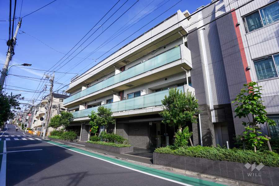 シェフルール桜上水の外観（南西側から）