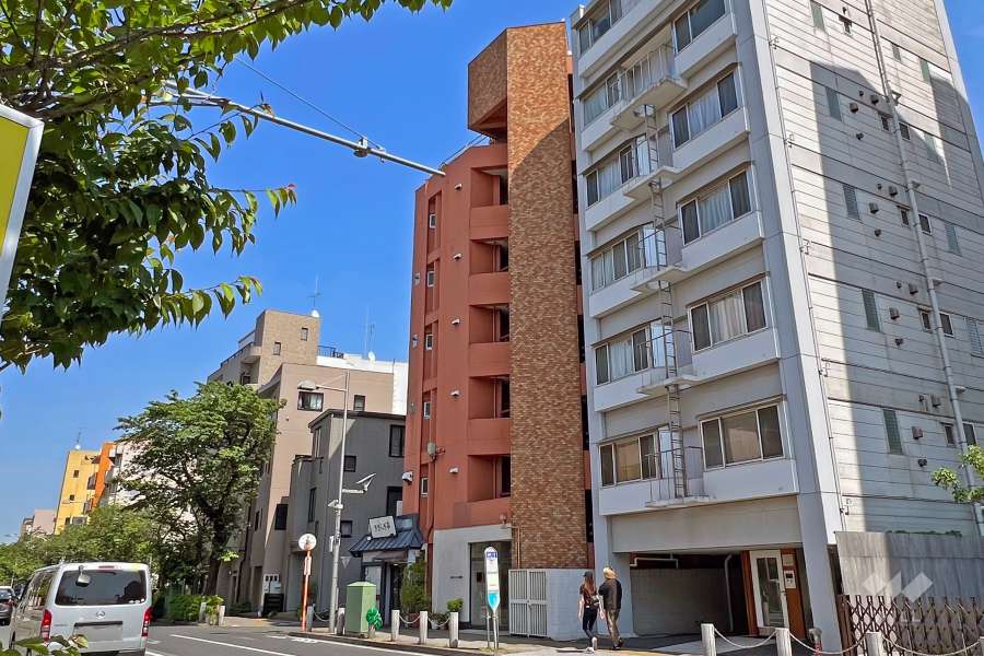 東武ハイライン桜新町の外観(北西側から)