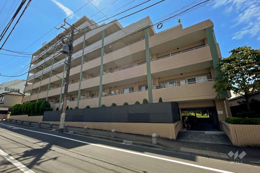 グランスイート桜新町の外観（北東側から）