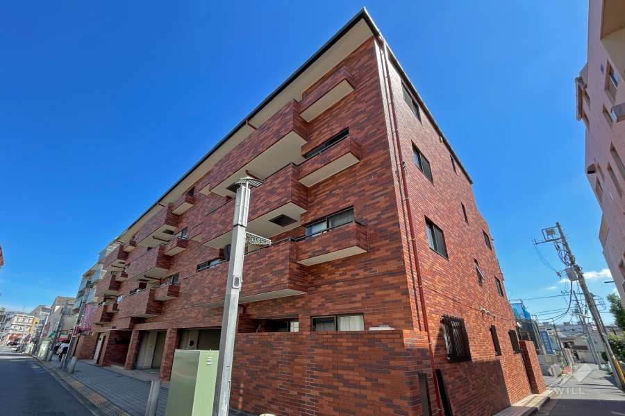 カルム桜新町パティオの外観（南西側から）