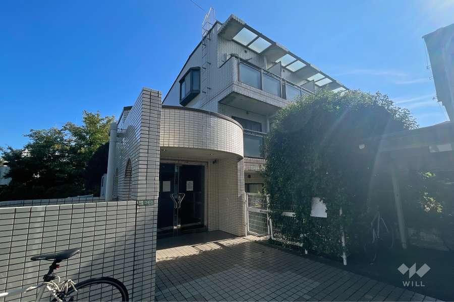 クレール桜新町の外観（南西側から）