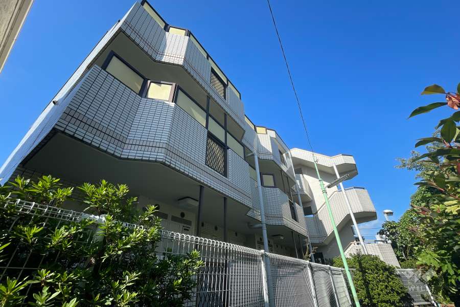 クレール桜新町の外観（北西側から）