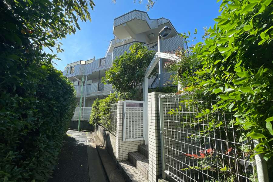 クレール桜新町の外観（北側から）