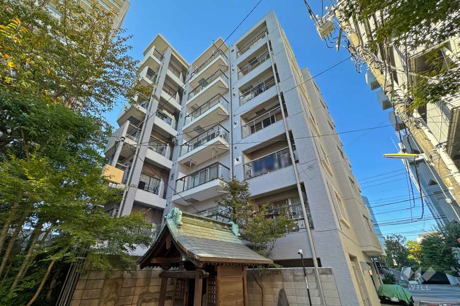 三軒茶屋サンハイツの外観（南東側から）