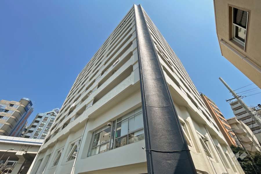 ハイツ三軒茶屋の外観（南東側から）