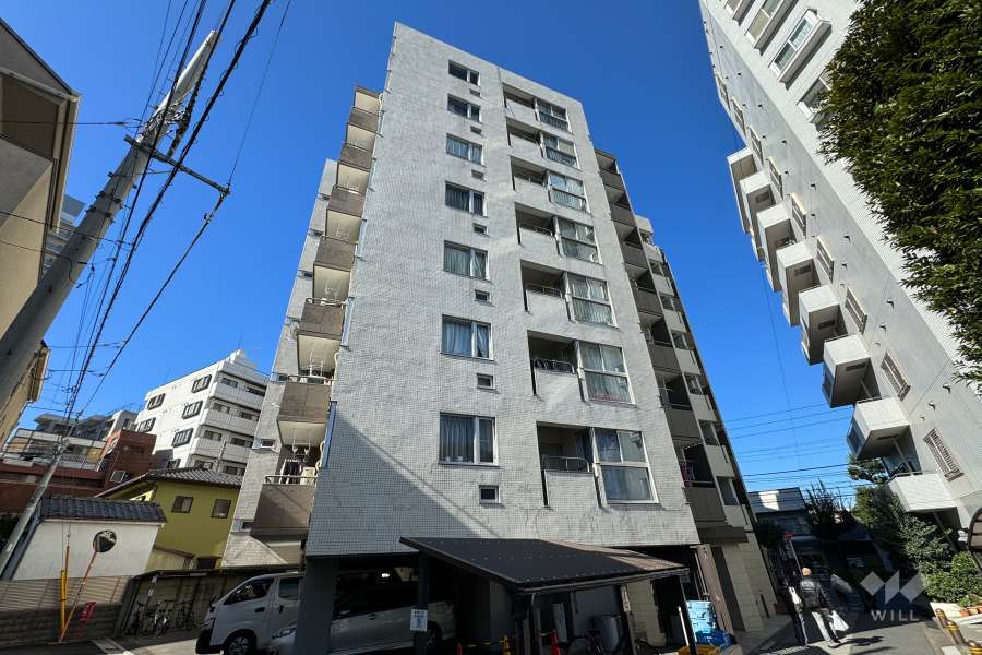 ライオンズマンション三軒茶屋の外観（南東側から）