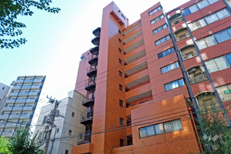 ライオンズマンション三宝徳の外観（北西側から）
