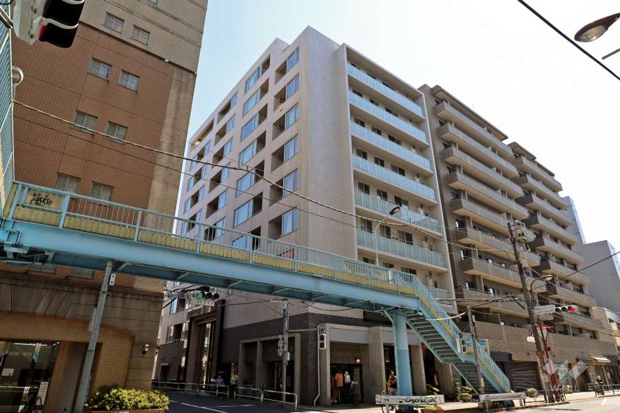 パークホームズ三軒茶屋アーバンレジデスの外観（北側から）