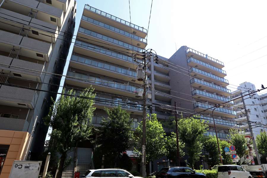 三軒茶屋シティハウスの外観（北東側から）