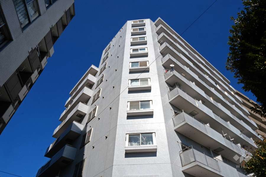 ユニーブル三軒茶屋の外観（南東側から）