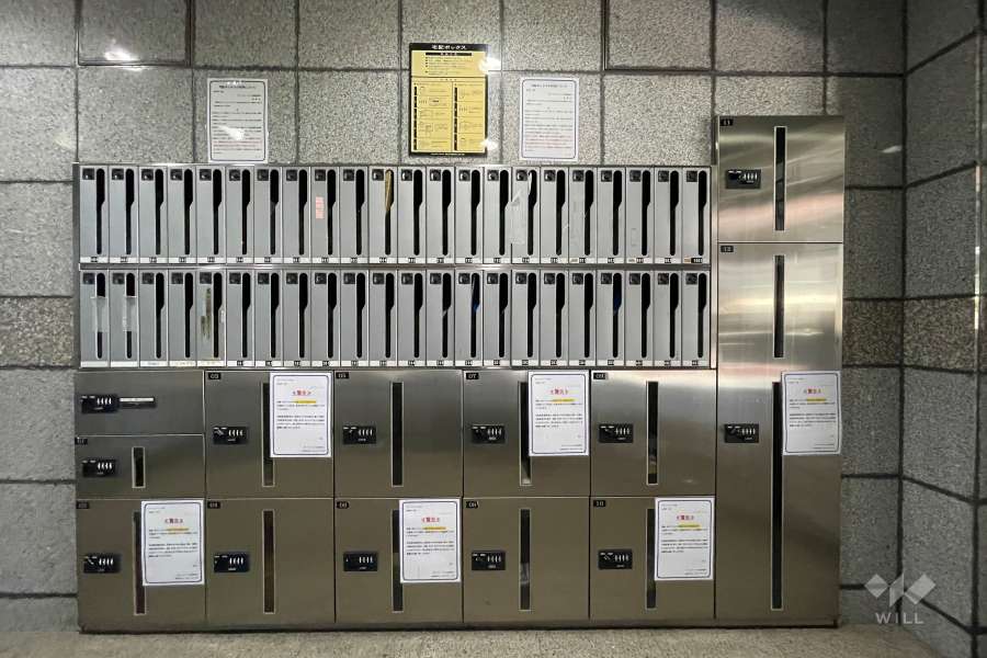 共用ポストと宅配ボックス