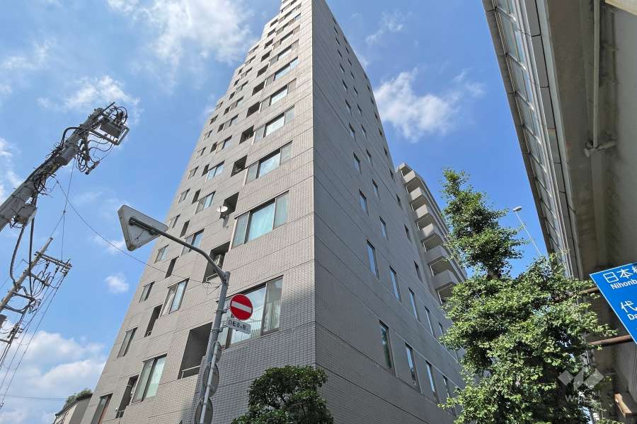 グランドステージ三宿の外観（南西側から）