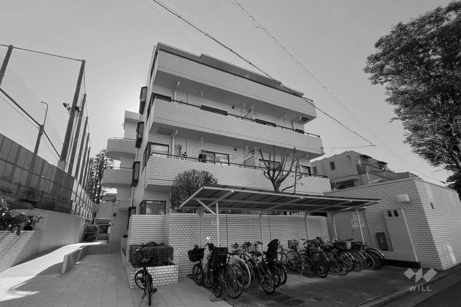 藤和三宿コープの外観（北側から）