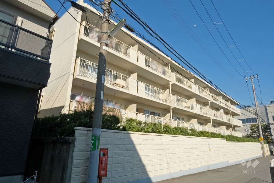 パークハイム淡島の外観（南西側から）