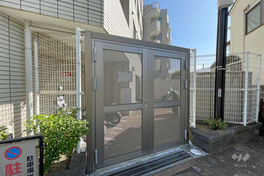 駐輪場の出入り口