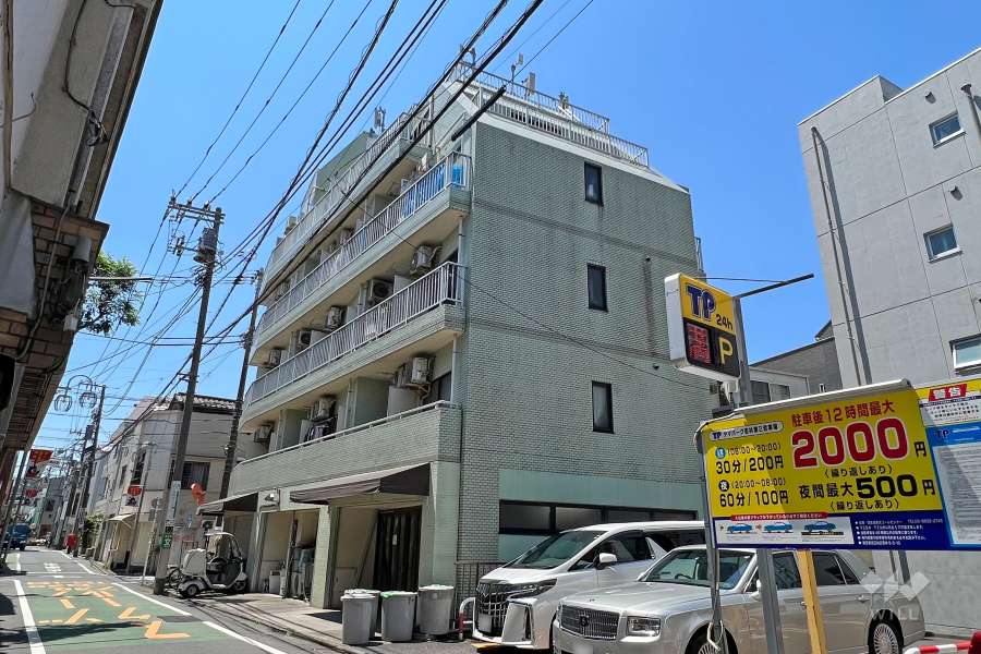 マイステージ世田谷若林の外観(北東側から)