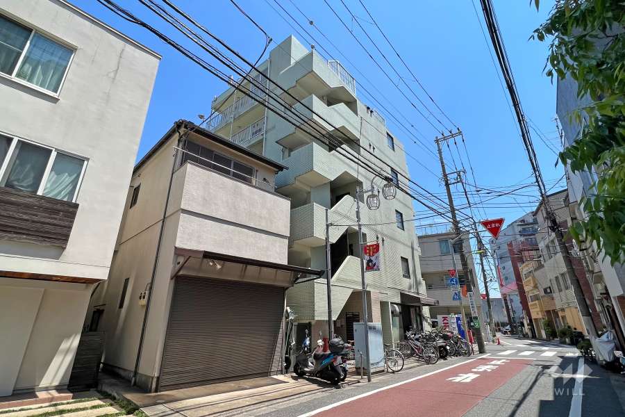 マイステージ世田谷若林の外観(南西側から)