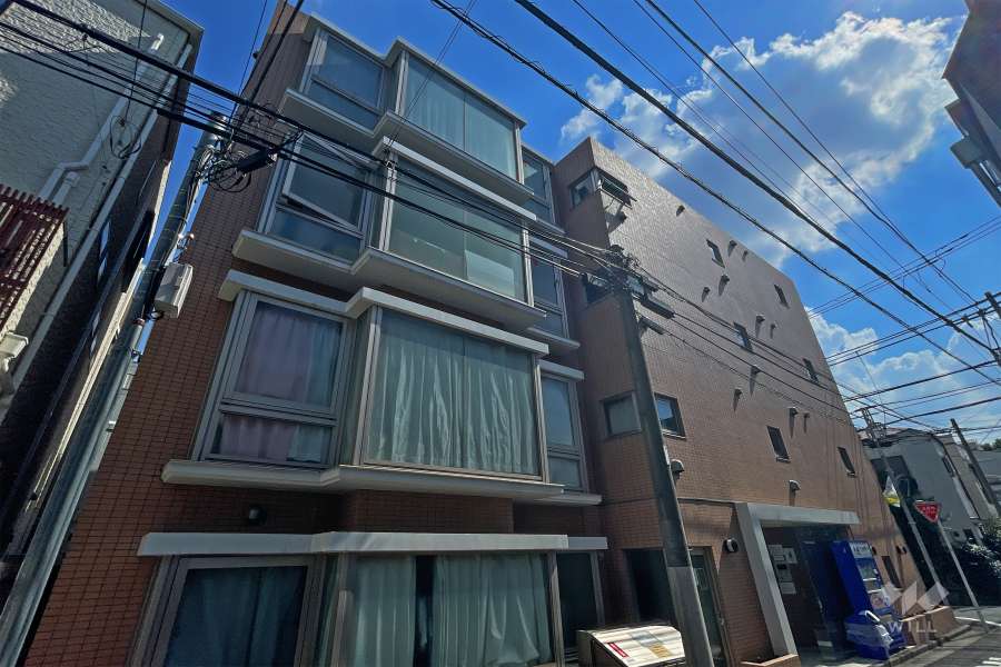 ラグジュアリーアパートメント若林ＣＱの外観（北西側から）