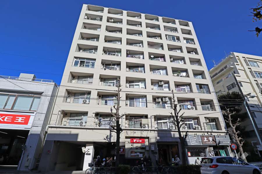 若林ハイホームA棟の外観（南西側から）