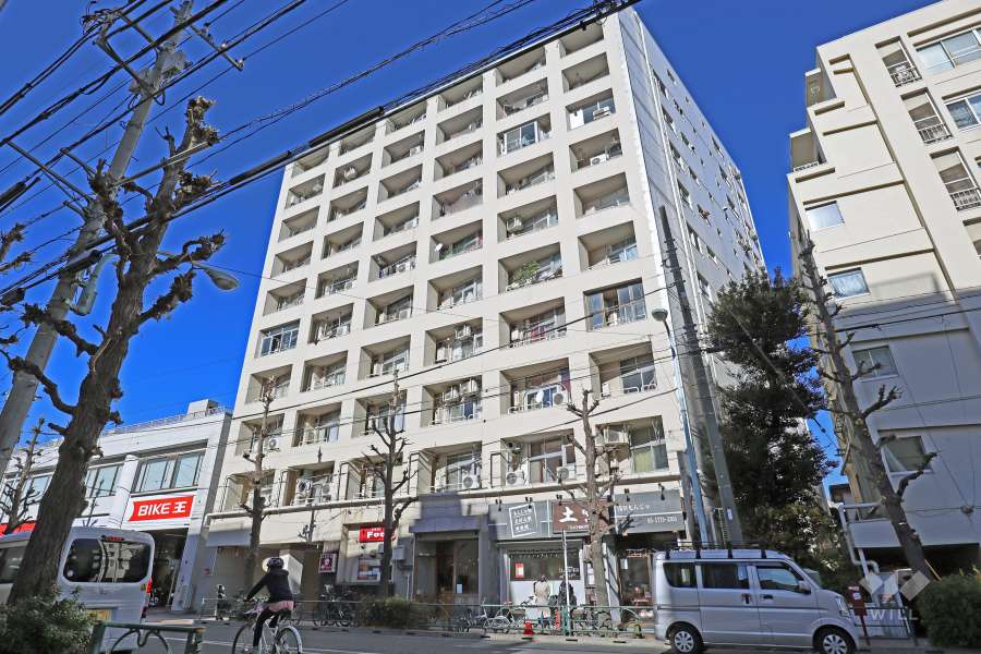 若林ハイホームA棟の外観（南東側から）