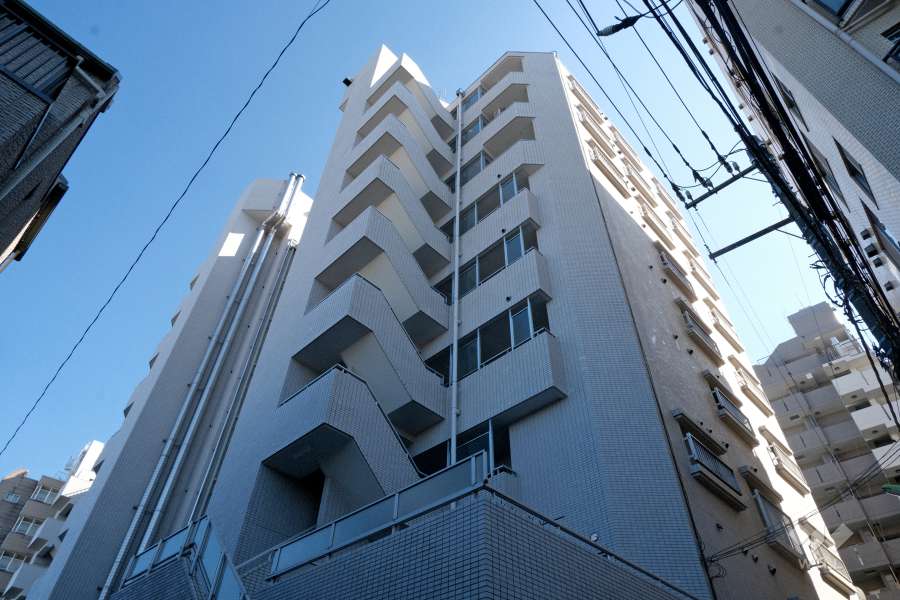 藤和シティコープ若林の外観（北西側から）