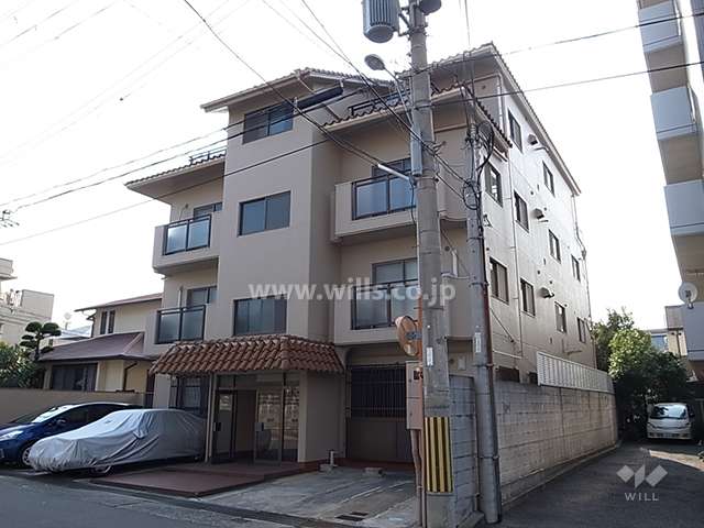 芦屋親王塚マンションの外観（北西側から）