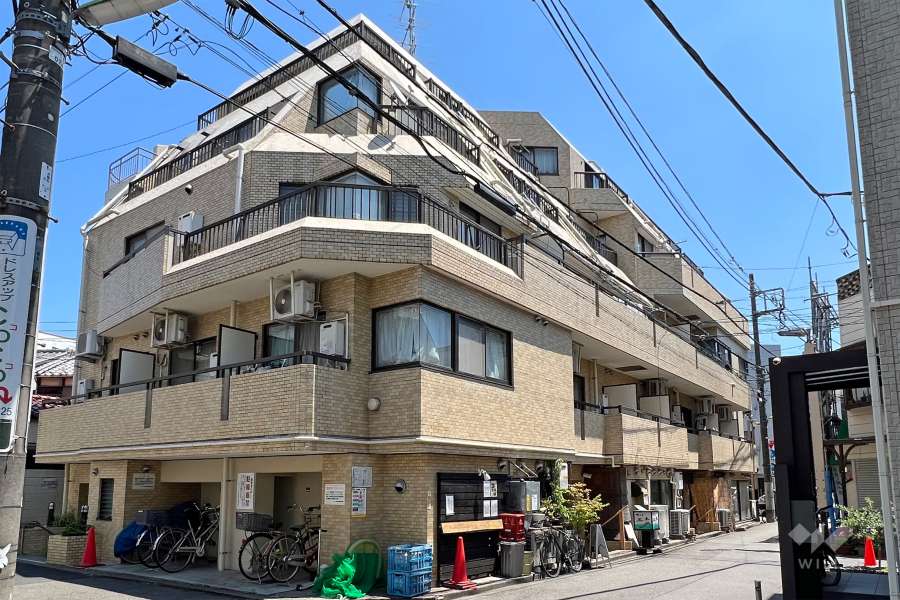 パシフィック松陰神社前の外観（西側から）