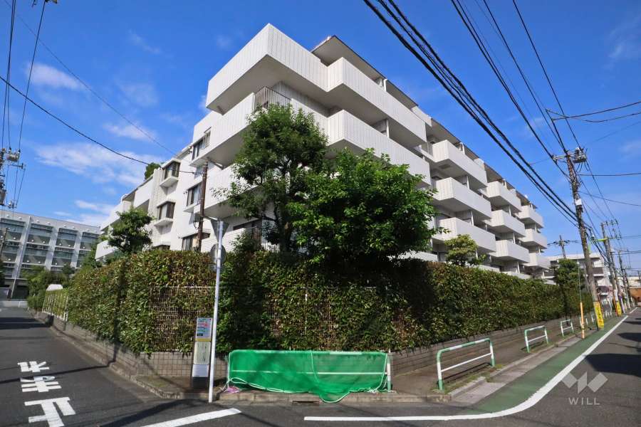 センターハイツ梅ヶ丘の外観(南西側から)