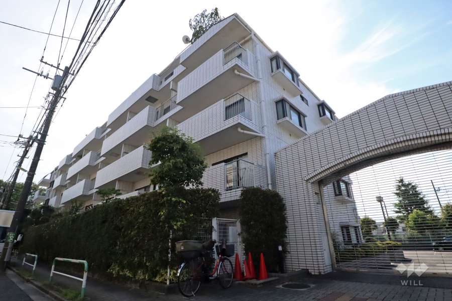 センターハイツ梅ヶ丘の外観(北東側から)