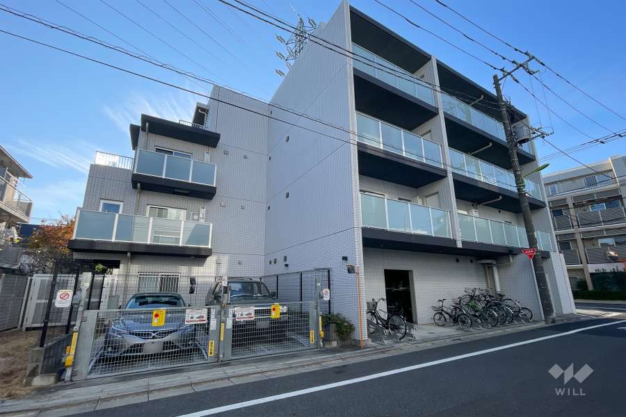 ジェノヴィア三軒茶屋グリーンヴェールの外観（北西側から）