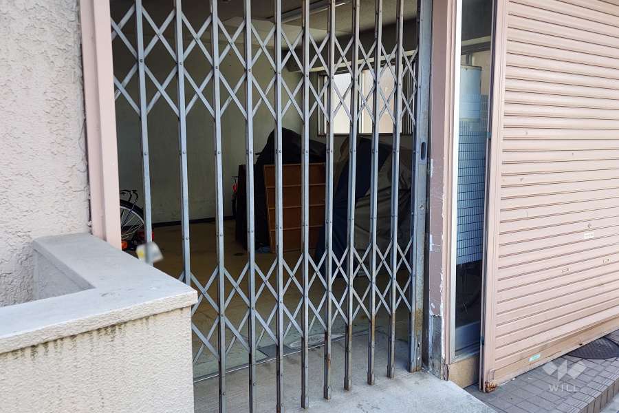 駐輪場の出入り口