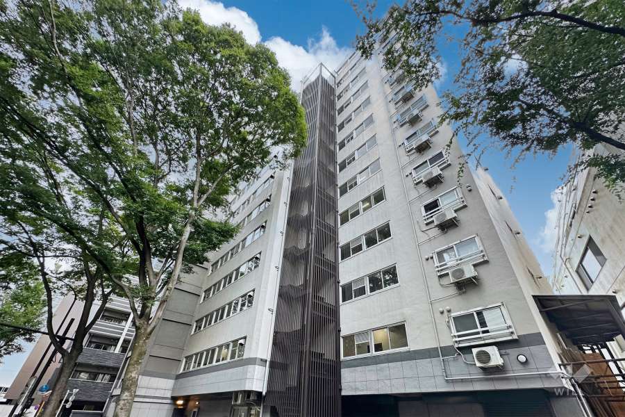 マンション第一明大前の外観（西側から）　　