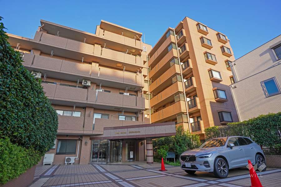 ライオンズガーデン下高井戸の外観（北西側から）