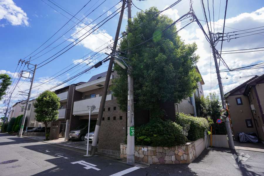 ハウス世田谷松原の外観（北西側から）