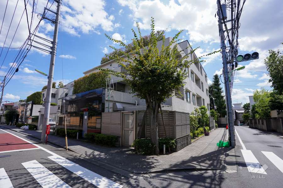 パークハウス世田谷松原の外観（北西側から）