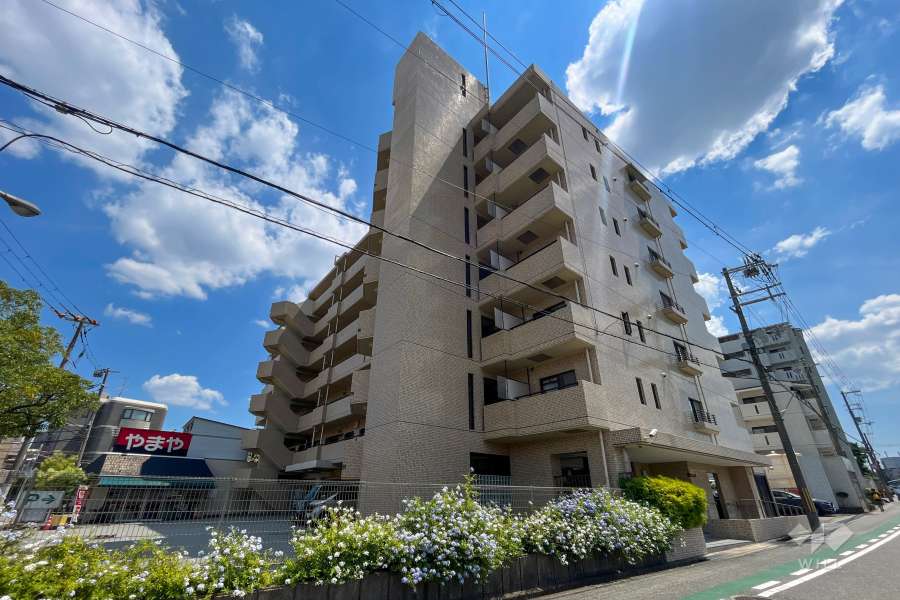 フォルム逆瀬川外観（北西側から）