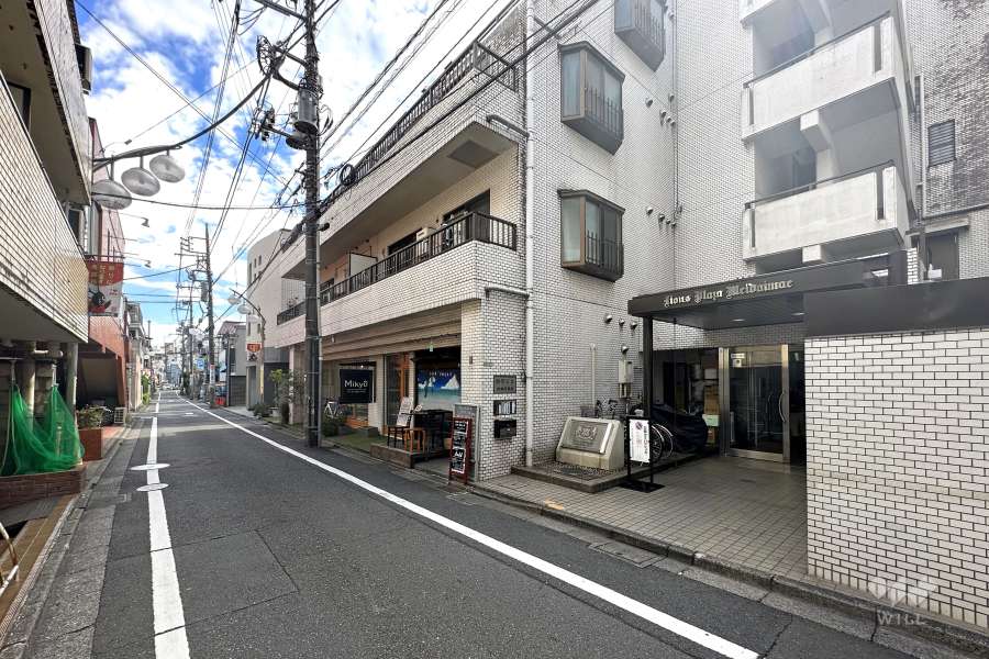 敷地東側の前面道路　