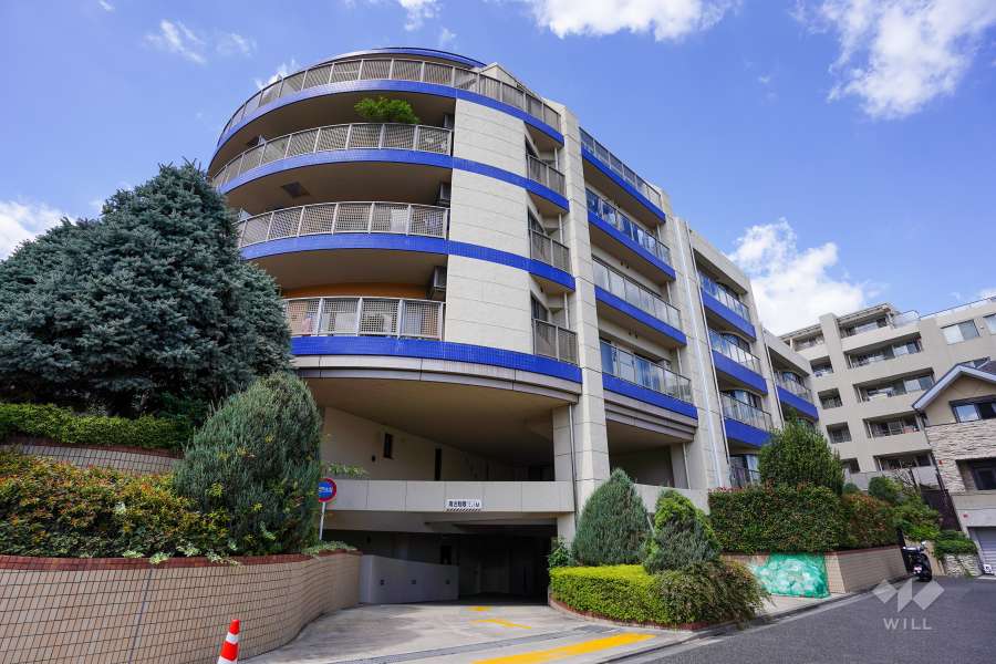 アルシオンコート松原の外観（南東側から）