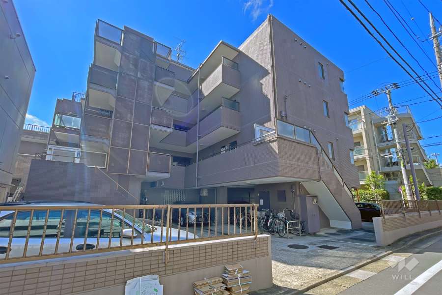 ファミールプランシェ松原の外観（北東側から）