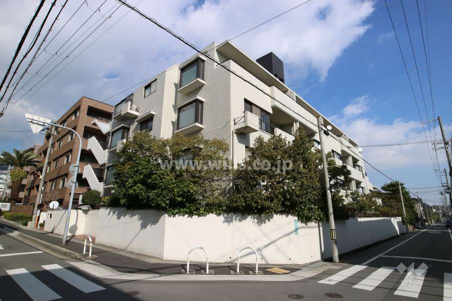 芦屋大原町パーク・ハイムの外観（南西側から）