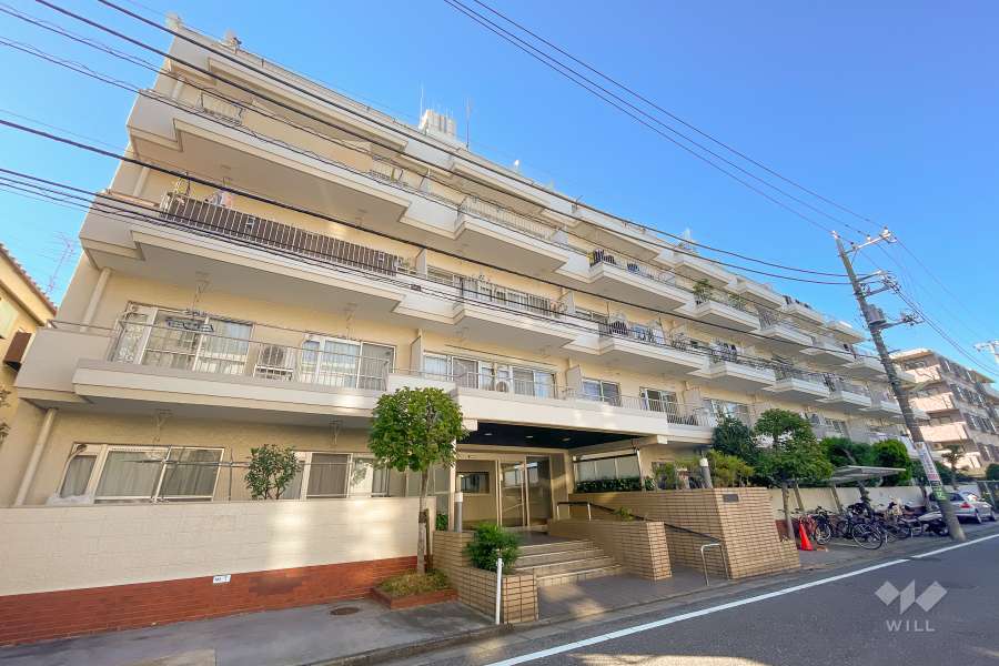 上祖師谷ハイツの外観（南東側から）