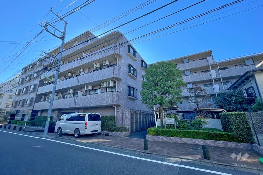 クレッセント上祖師谷の外観（北東側から）