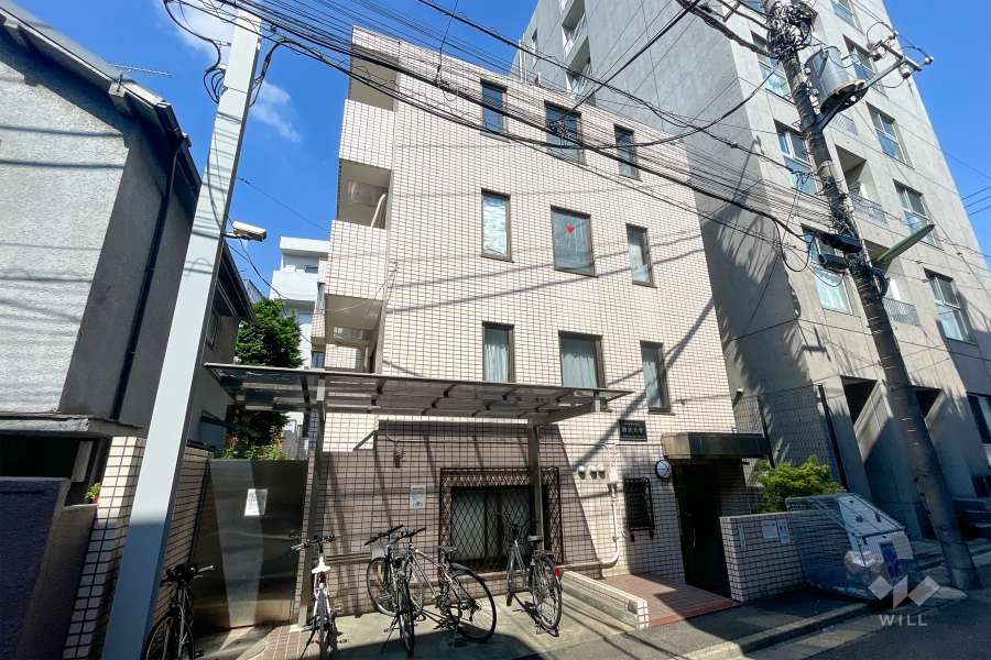 パーソネージュ駒沢大学の外観（南西側から）　